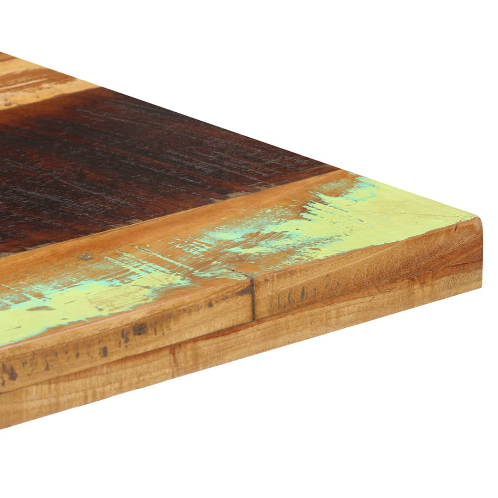 Mesa De Bistró Cuadrada Madera Maciza Reciclada 50x50x75 Cm_2