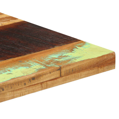 Mesa De Bistró Cuadrada Madera Maciza Reciclada 50x50x75 Cm_2