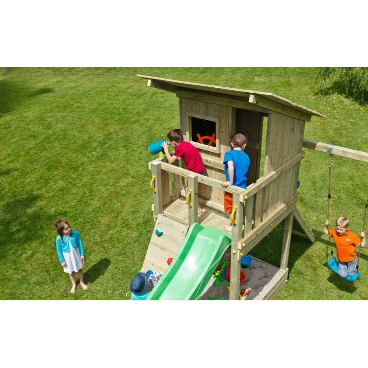 Parque Infantil Masgames Beach Hut Xl Con Columpio Individual._3