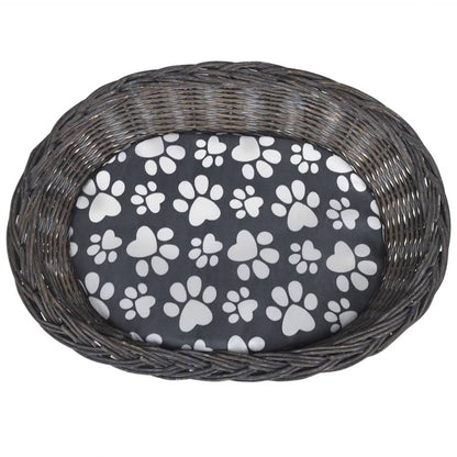 Vidaxl Casa/cama/ Rascador Para Mascotas De Sauce Con Cojín_3