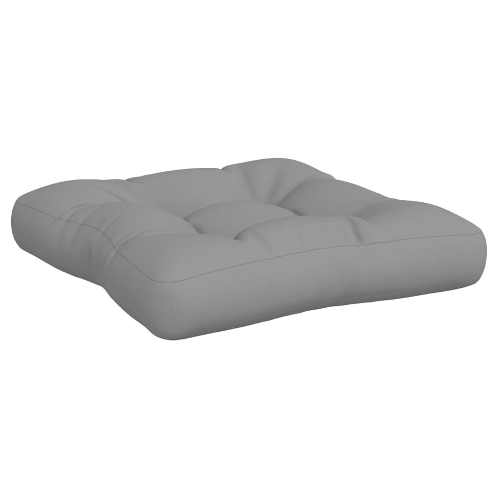 Vidaxl Cojines Para Palets 3 Unidades Tela Gris_4