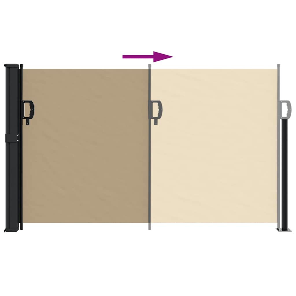 Vidaxl Toldo Lateral Retráctil Beige 120x600 Cm_4