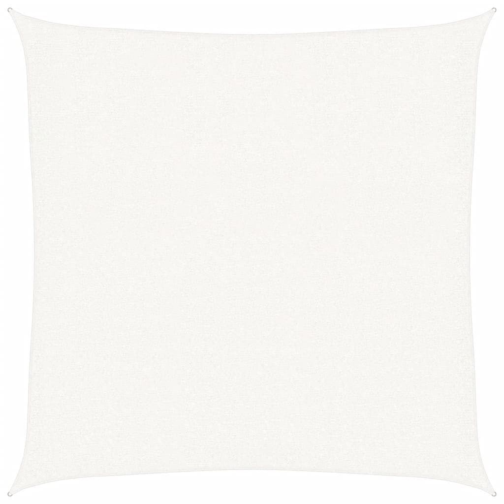 Vidaxl Toldo De Vela Cuadrado Hdpe 2x2 M Blanco_0