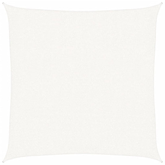Vidaxl Toldo De Vela Cuadrado Hdpe 2x2 M Blanco_0