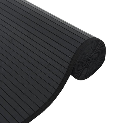 Alfombra Rectangular Bambú Negro 70x400 Cm / Vetonek_4