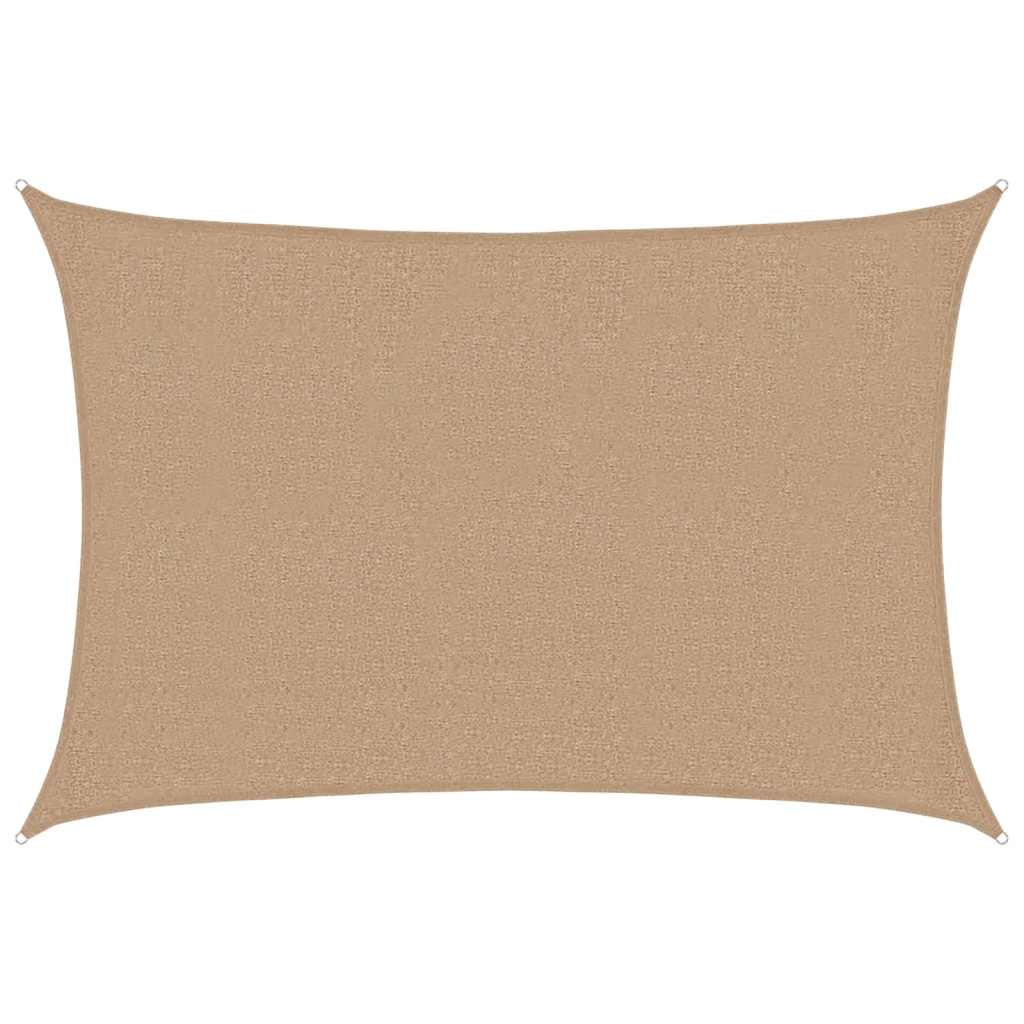 Vidaxl Toldo De Vela Hdpe Gris Taupe 160 G/m² 2,5x3,5 M_0