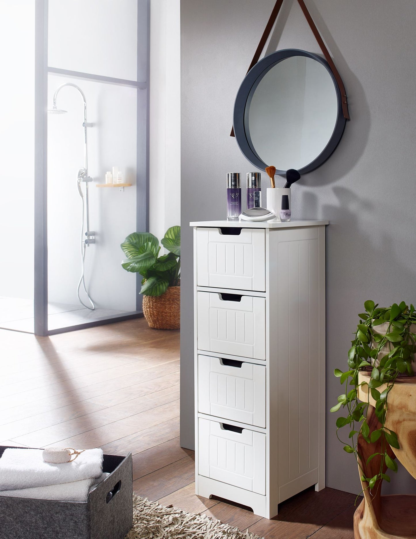 Mueble De Baño Simple Y Elegante Modelo Wl5.183_2