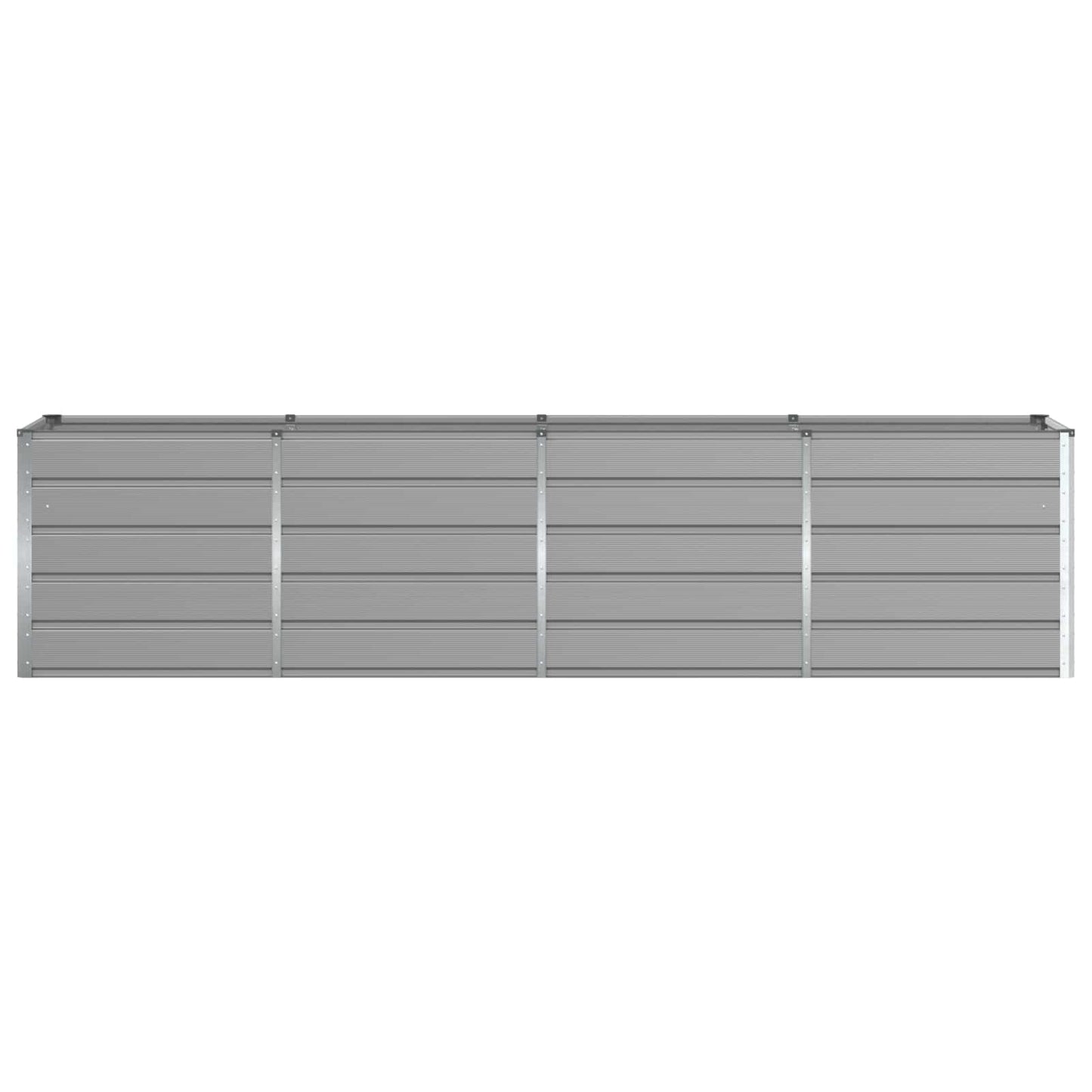 Jardinera Gris Claro 320 X 80 X 75 Cm Acero_3