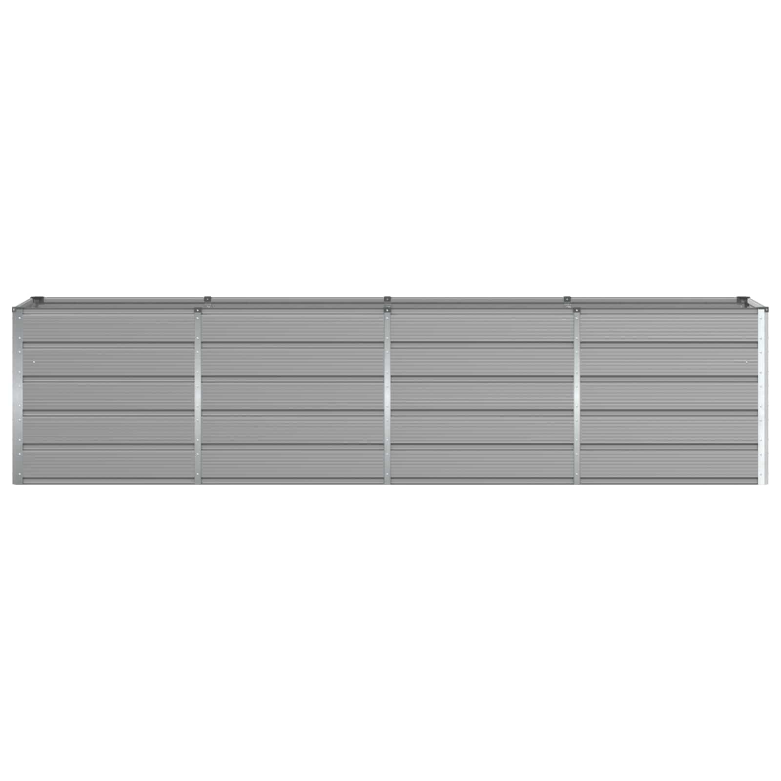 Jardinera Gris Claro 320 X 80 X 75 Cm Acero_3