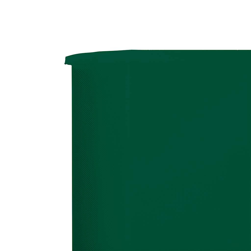Vidaxl Paravientos De Playa De 5 Paneles Tela Verde 600x120 Cm_3