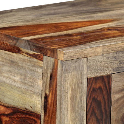 Mesa Consola Con 3 Cajones Madera Maciza Sheesham 120x30x75cm_3