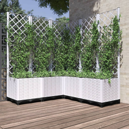 Macetero De Jardín Blanco 120 X 120 X 136 Cm_1