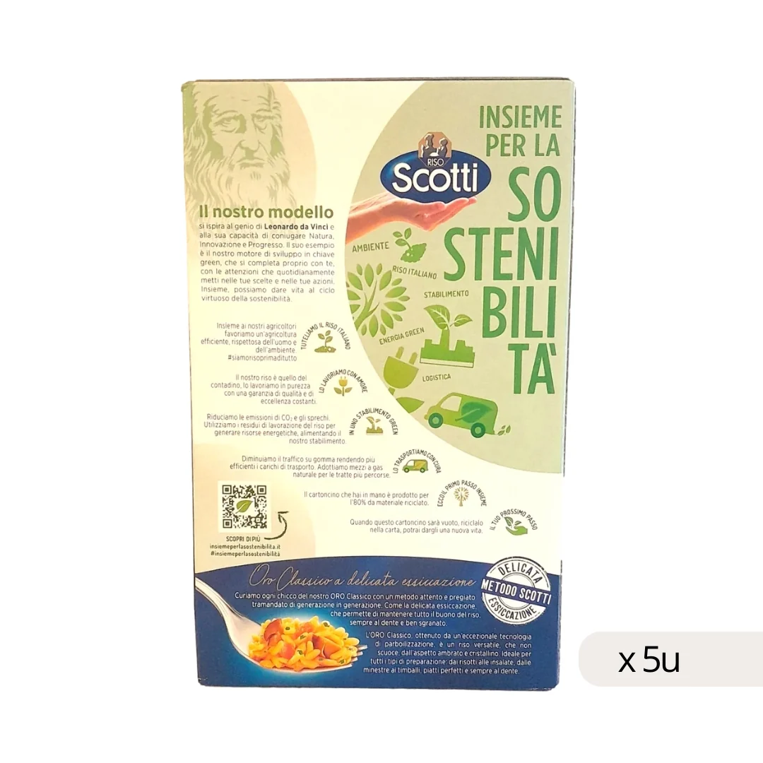 Arroz Oro Clásico Risoto Scotti 1kg
