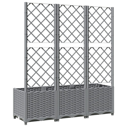 Macetero De Jardín Gris Claro 120 X 40 X 136 Cm_5