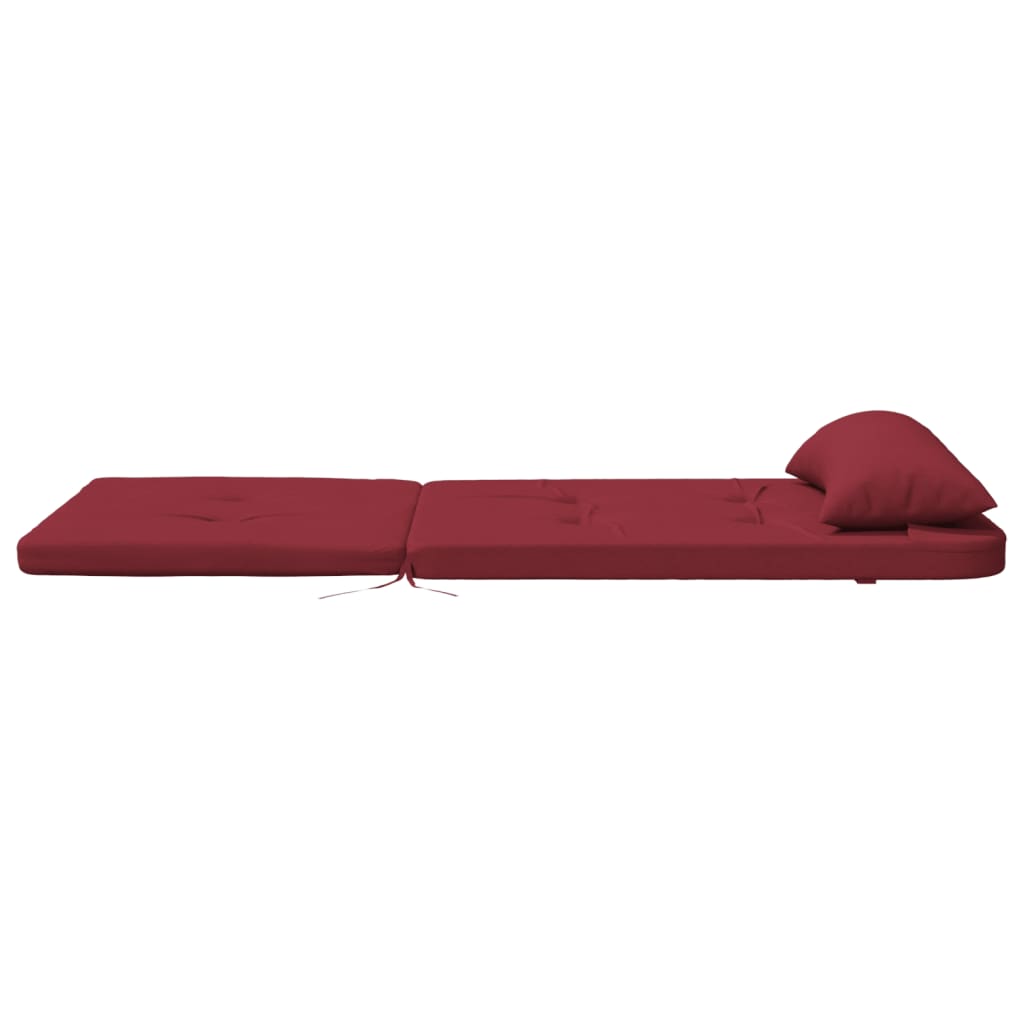 Vidaxl Cojines Para Silla Adirondack 2 Uds Tela Oxford Rojo Tinto_5