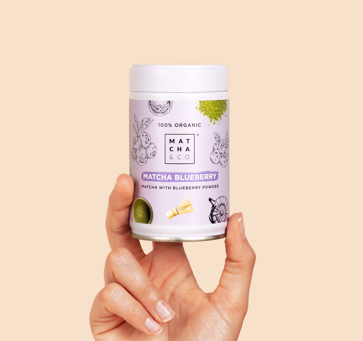 Té Matcha Arándanos ecológico Matcha & CO 30 g