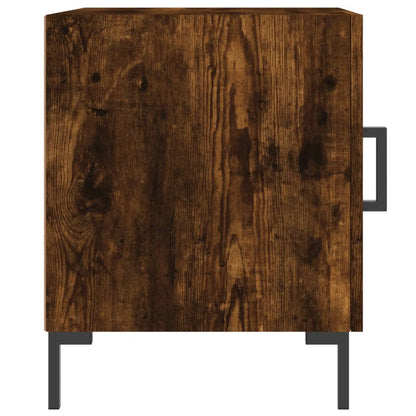 Mesitas Noche 2 Uds Madera Ingeniería Roble Ahumado 40x40x50 Cm_3