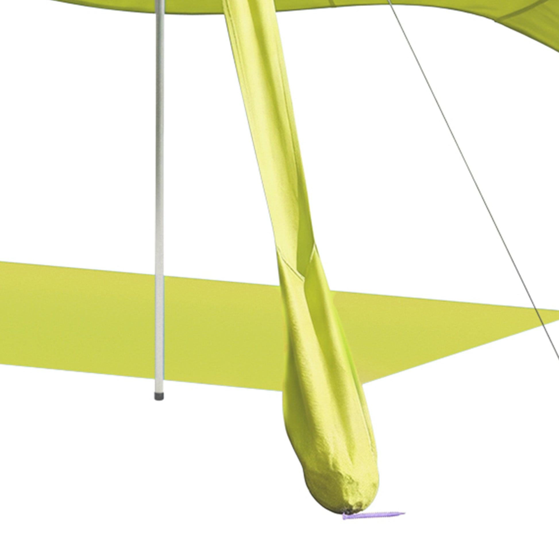 Outsunny Carpa Playa Plegable Con Esterilla Upf50+ Postes De Aluminio Pala Bolsa_4