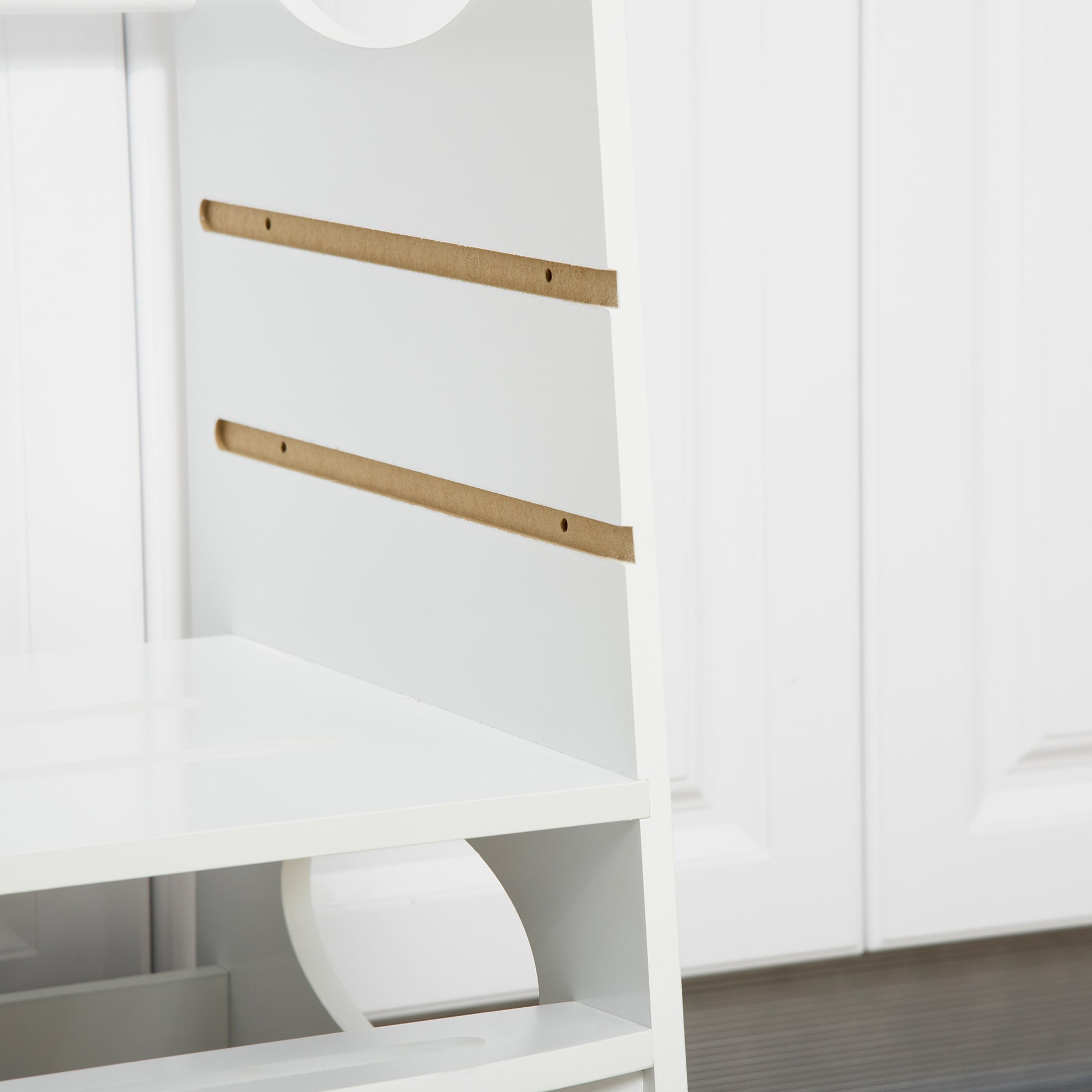 Homcom Torre De Aprendizaje De Madera Para Niños Con Altura Ajustable 40x50x90cm_3