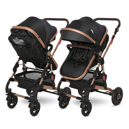 Carrito De Bebé Trío Convertible Alba Premium Black_3