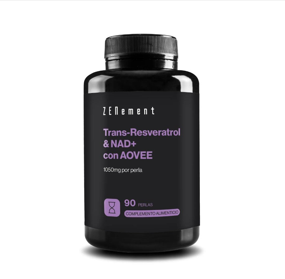 Trans-Resveratrol & NAD+ con AOVE Zenement, 90 comprimidos