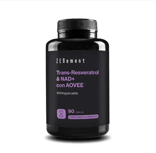 Trans-Resveratrol & NAD+ con AOVE Zenement, 90 comprimidos
