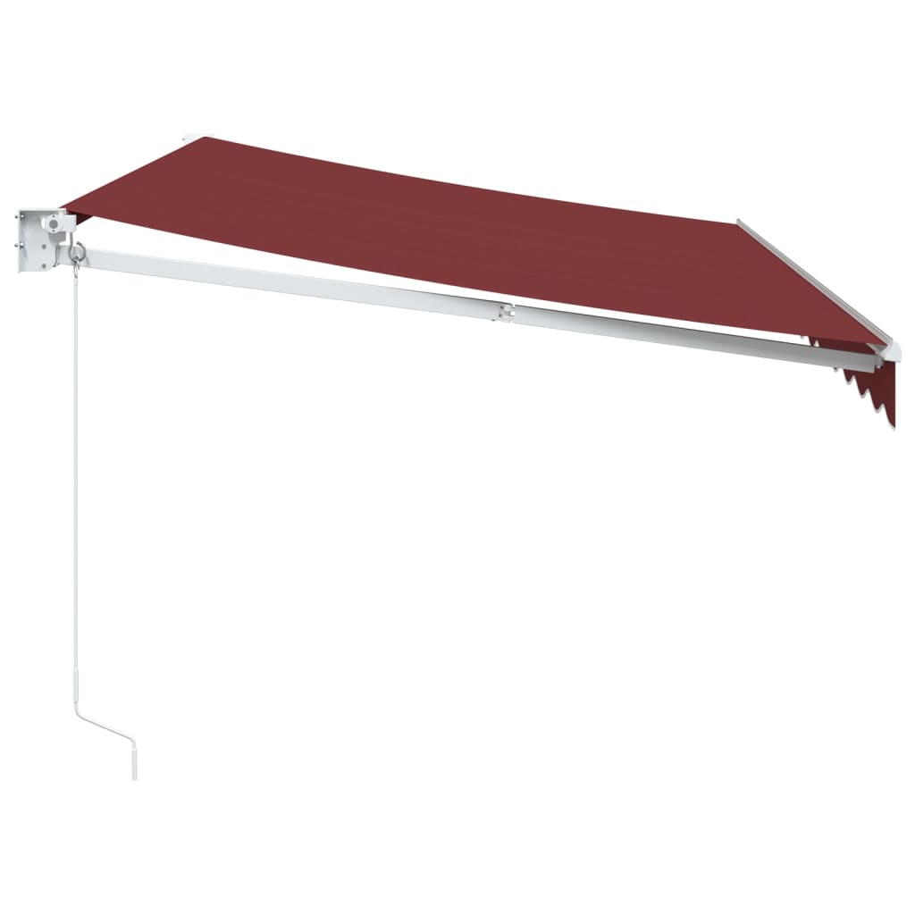 Toldo Retráctil Manual Color Burdeos 350x250 Cm_3
