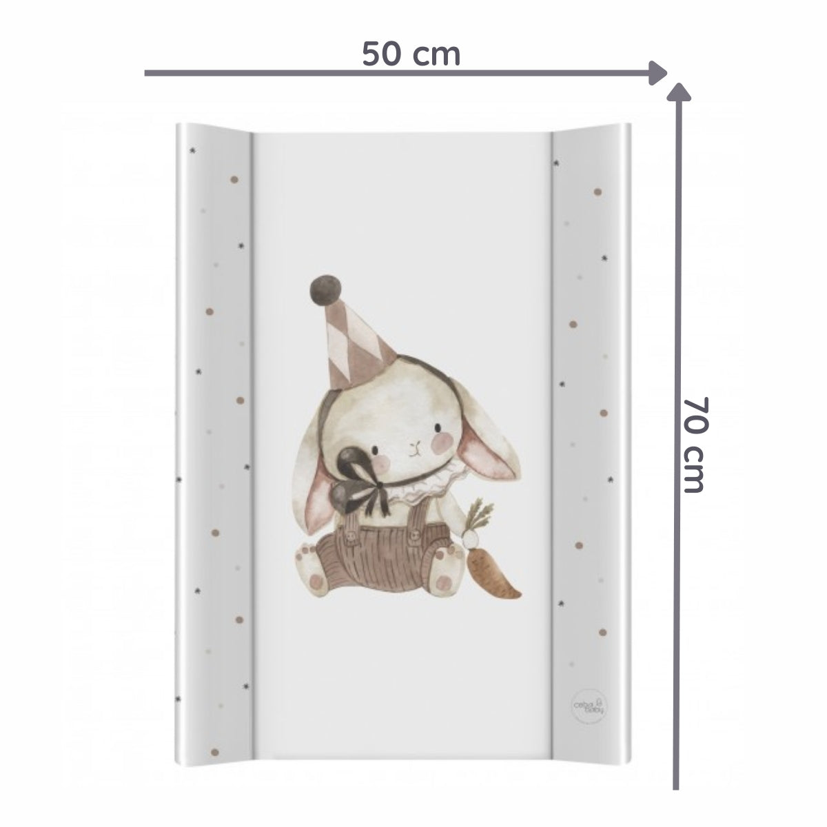 Cambiador Base Rígida Para Cuna Ultra Light Clown Bunny_2