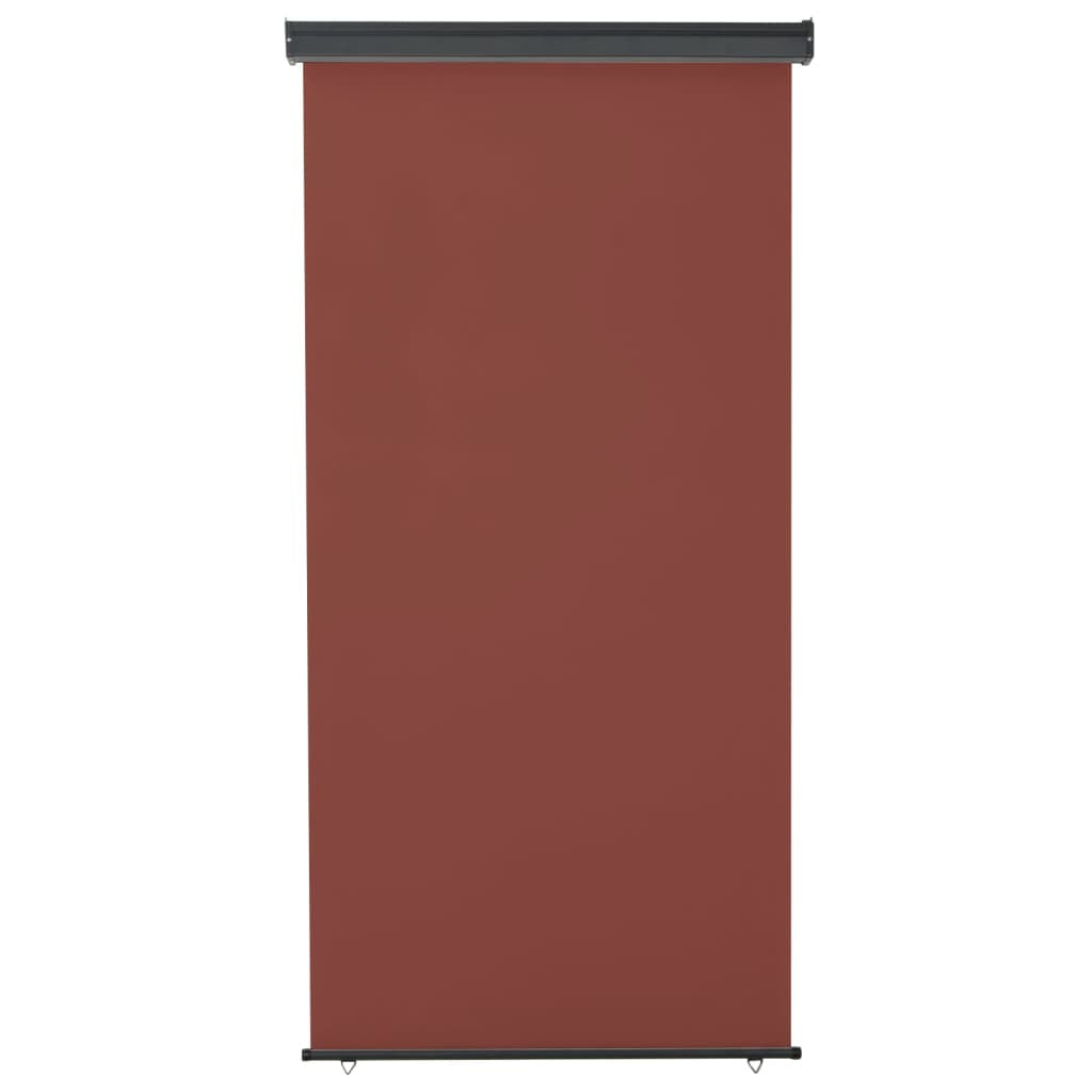 Vidaxl Toldo Lateral De Balcón Marrón 122x250 Cm_1