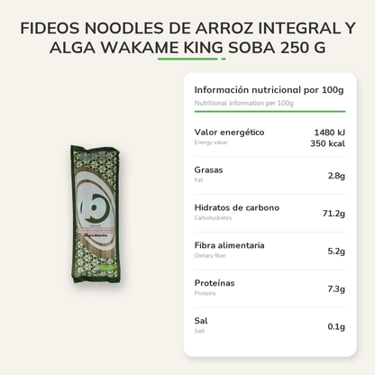 Información nutricional