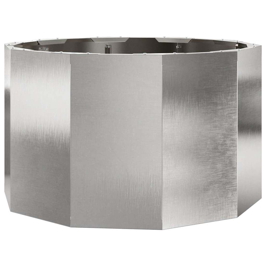 Jardinera Plateado 60 X 60 X 35 Cm Acero Inoxidable_0