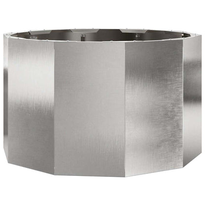 Jardinera Plateado 60 X 60 X 35 Cm Acero Inoxidable_0