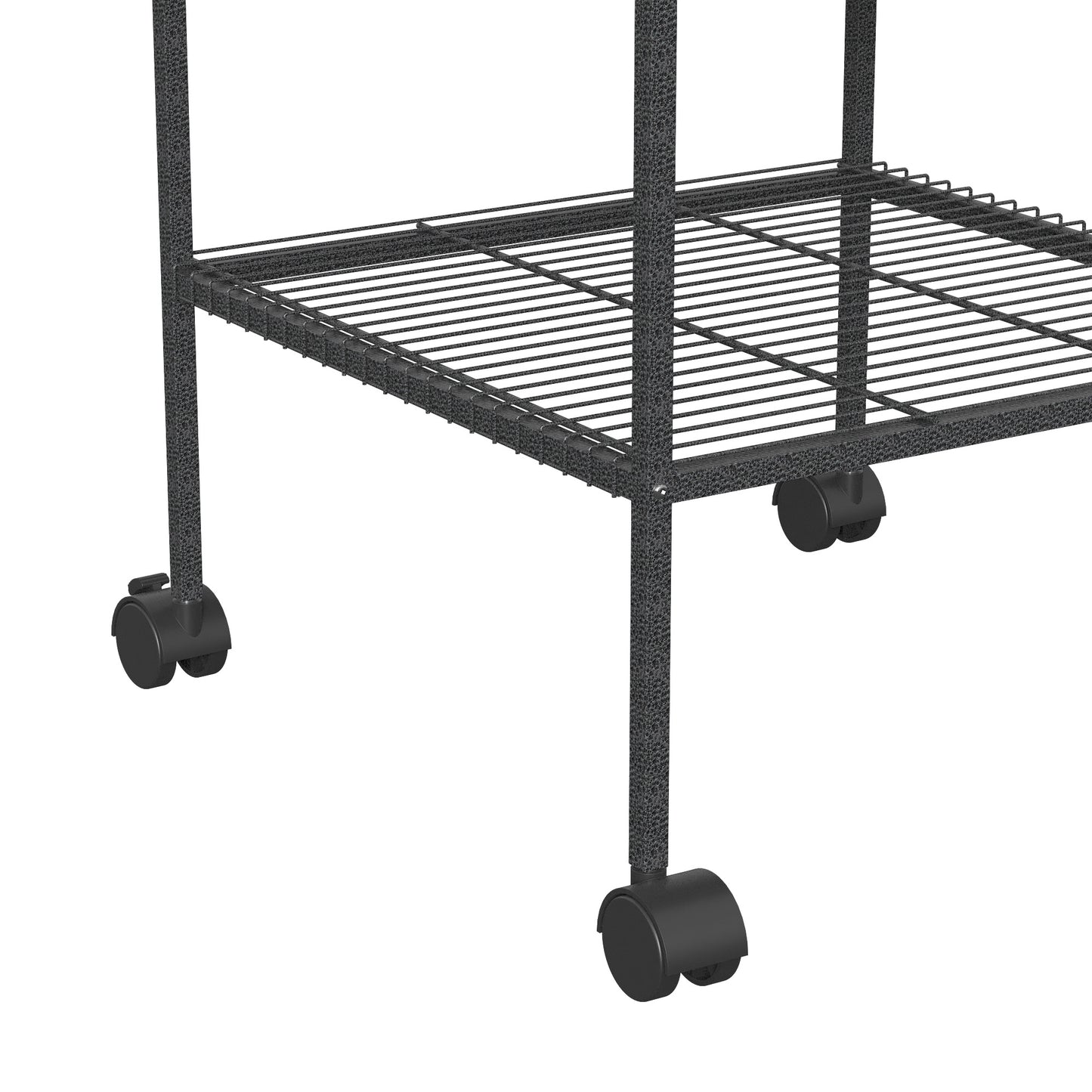 Pawhut Parque De Juegos Para Pájaros Con Ruedas Escaleras Columpio 63x63x163 Cm_4