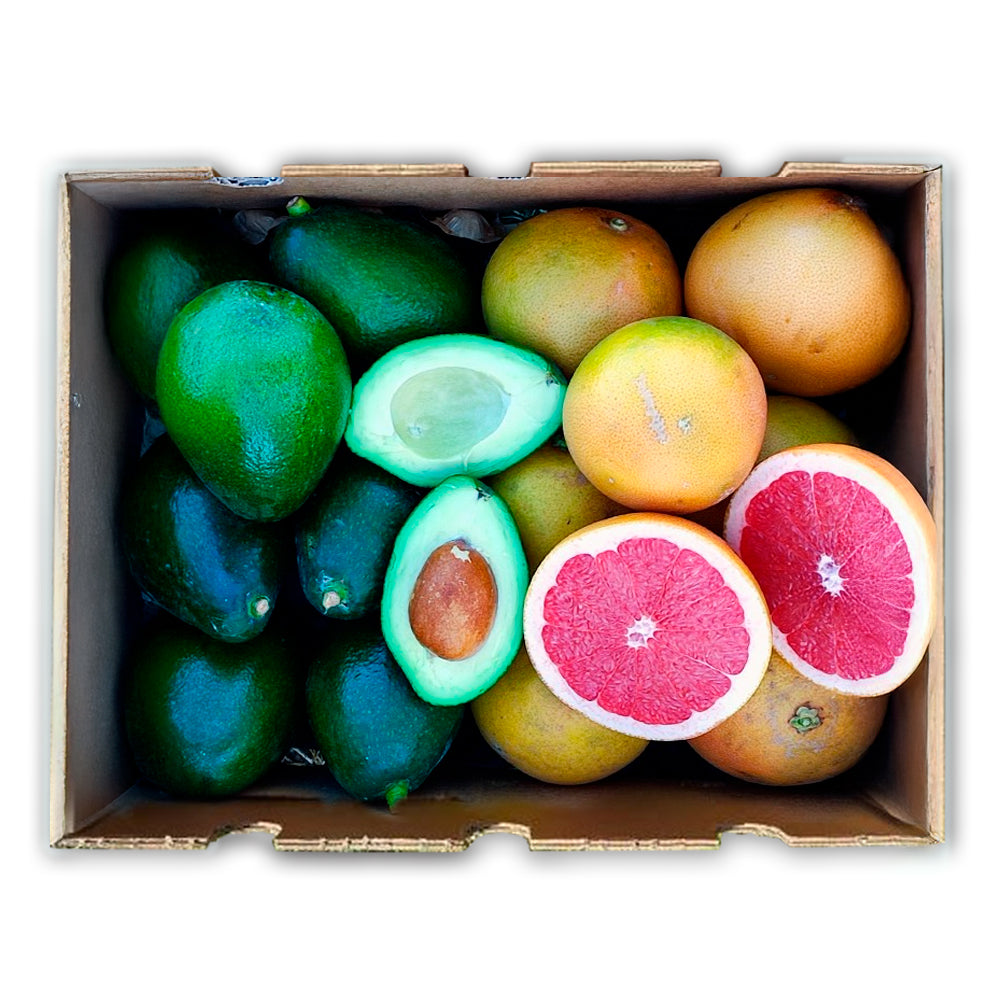 Caja 4kg Mix Aguacate Bacon Y Pomelos Rojos_0
