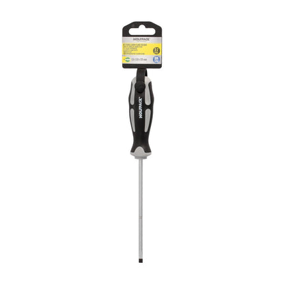 Destornillador Plano Vaciado Acero S2 Mango Tpr Bimaterial. Medida 1,0 X Ø 5,0 X 125 Mm.  Din5265_2