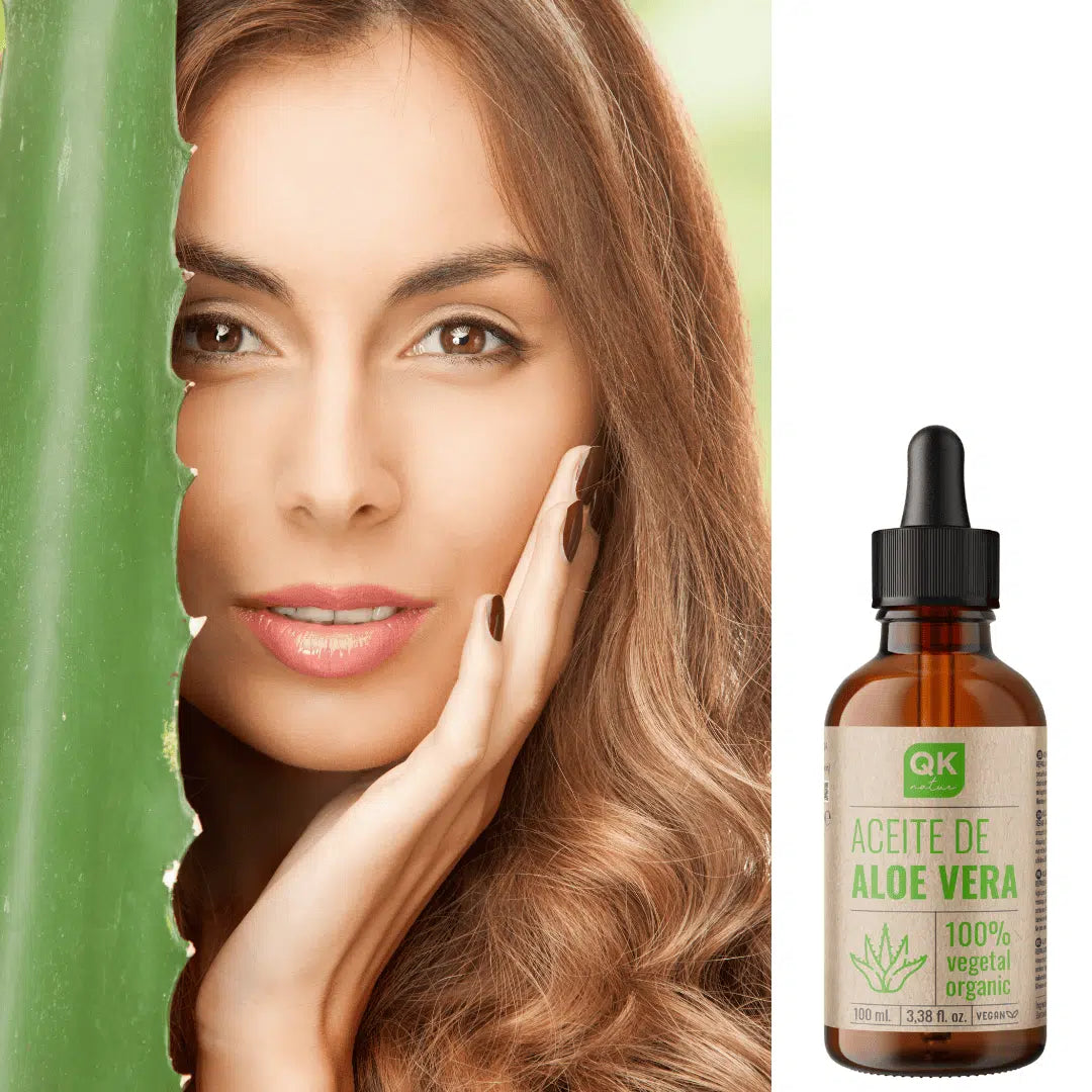 QKnatur - Aceite De Aloe Vera - Puro Y Orgánico - 100 Ml - Cuidado Intensivo Para Rostro, Cuerpo, Cabello_4