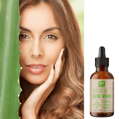 QKnatur - Aceite De Aloe Vera - Puro Y Orgánico - 100 Ml - Cuidado Intensivo Para Rostro, Cuerpo, Cabello_4