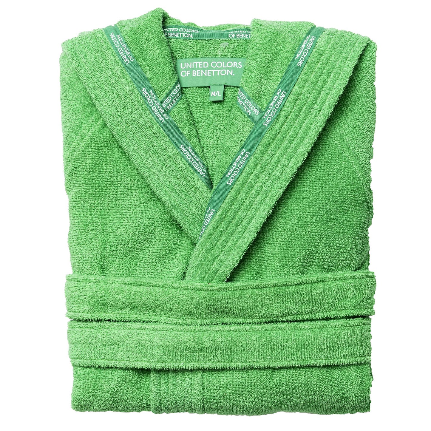 Albornoz Con Capucha L/xl 360gsm 100% Algodón Verde Rainbow_0