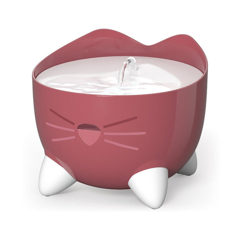 Fuente Bebedero para Gatos Easy to Clean Burdeos Catit PIXI 2,25 L