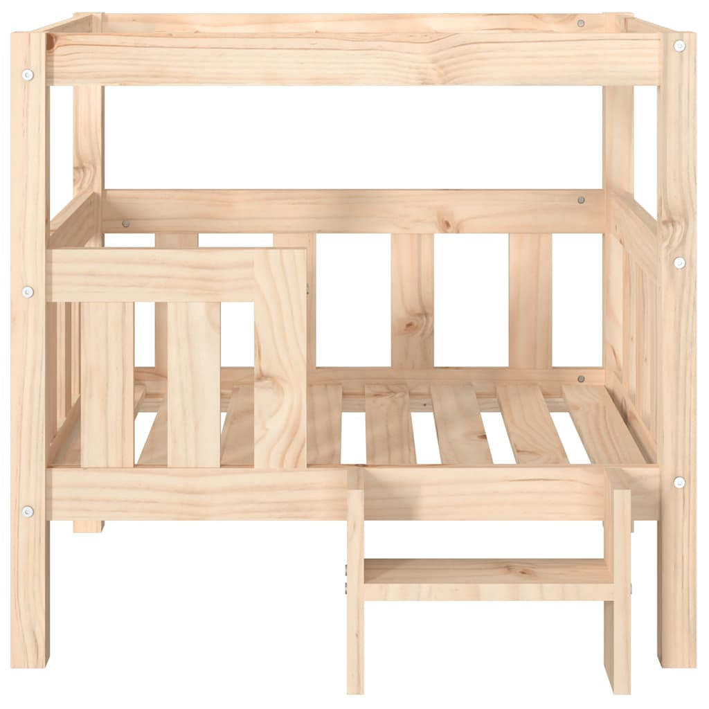 Vidaxl Cama Para Perros Madera Maciza De Pino 75,5x63,5x70 Cm_4