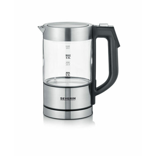Severin Wk 3458 Tetera Eléctrica 0,5 L 1100 W Negro, Transparente_0