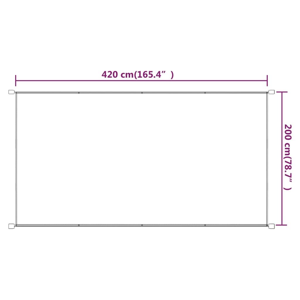 Vidaxl Toldo Vertical Tela Oxford Azul 200x420 Cm_2