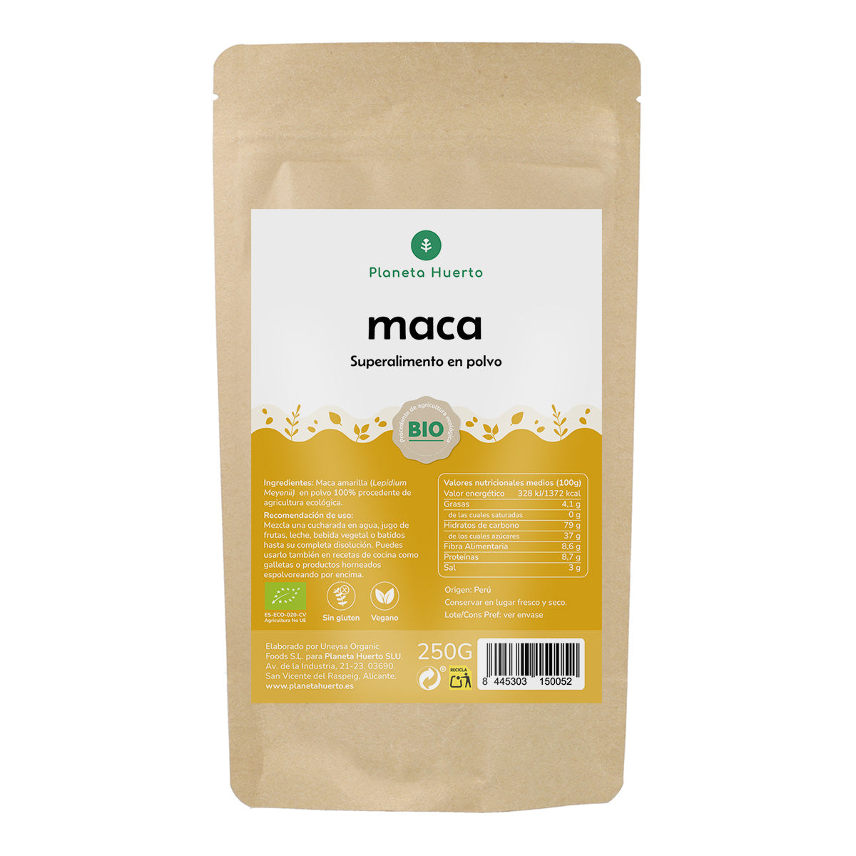 Almidón de Tapioca ECO Planeta Huerto 400 g