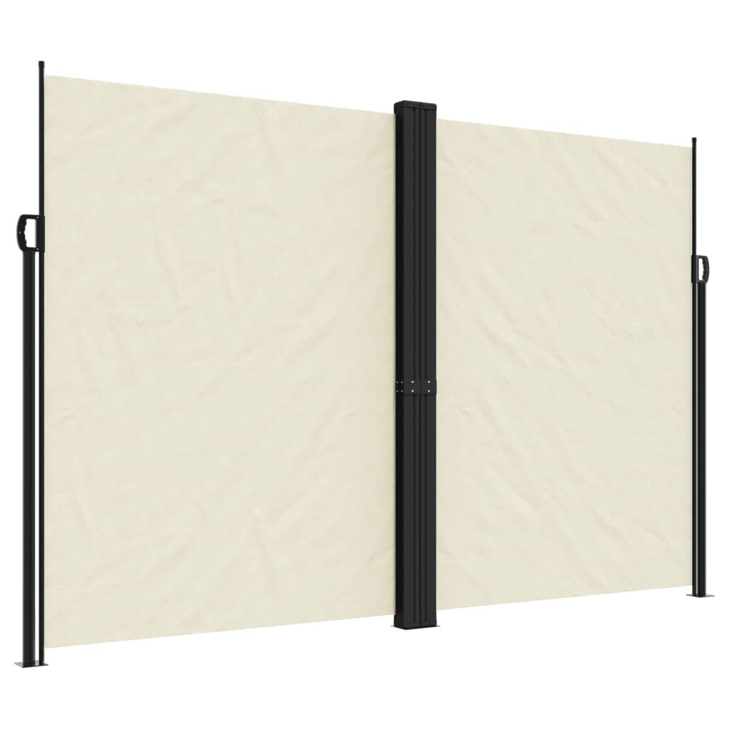 Vidaxl Toldo Lateral Retráctil Crema 220x1200 Cm_0
