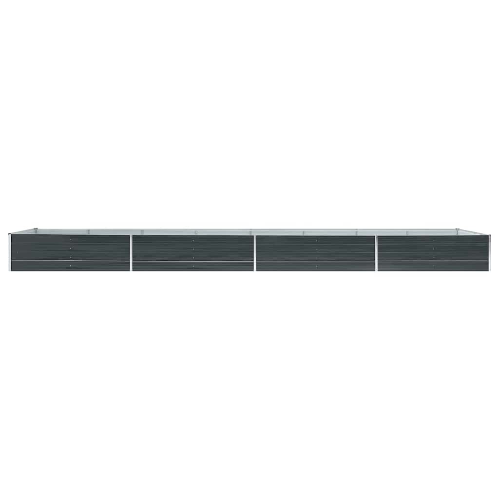 Arriate De Acero Galvanizado Gris Antracita 600x80x45 Cm_3