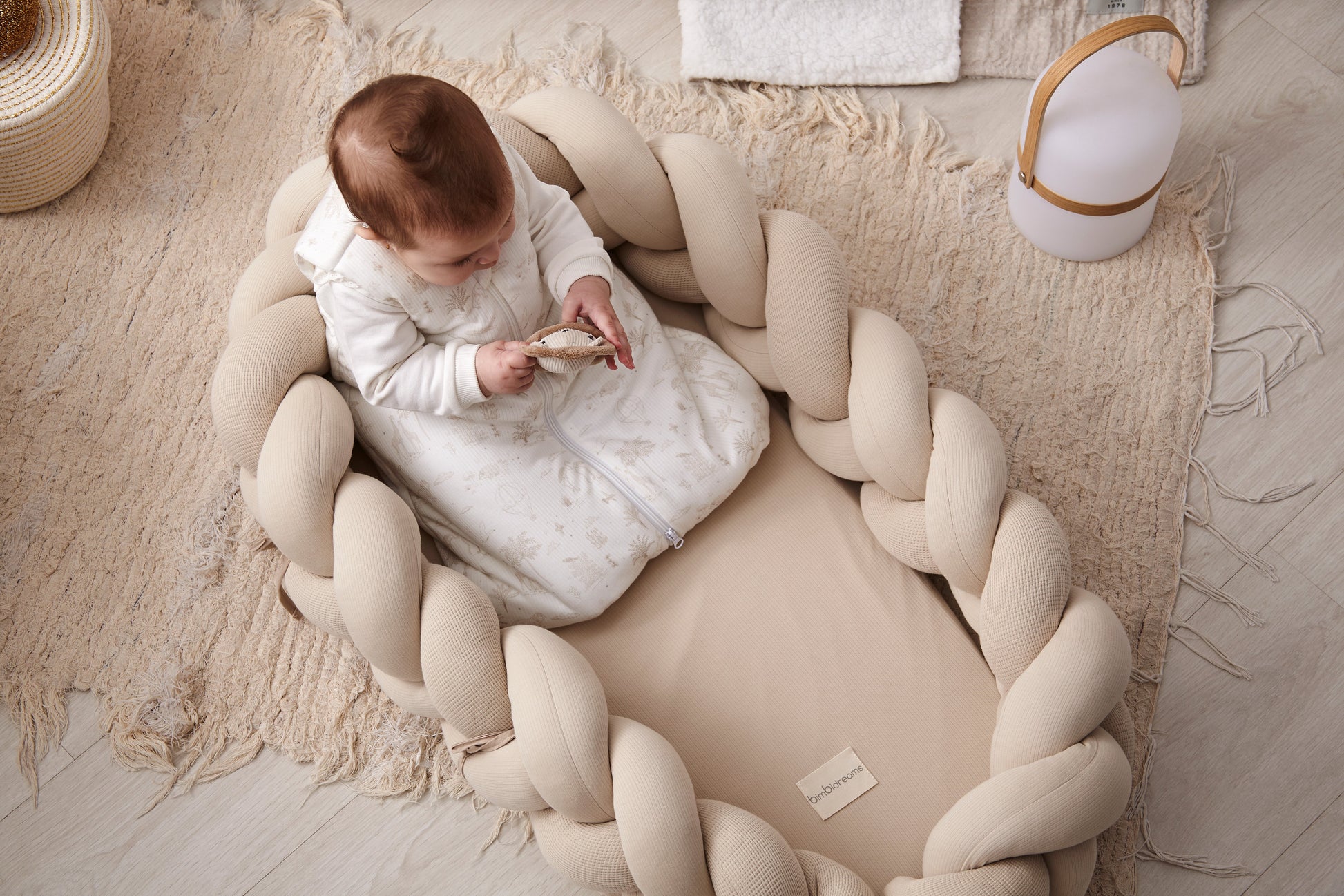 Noe Cuna Nido Trenzada 85x62 Cm