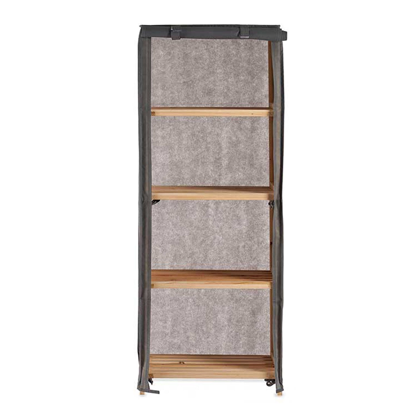 Estantería Tela Gris Kipit – Elegante Y Funcional Para Cualquier Espacio_2