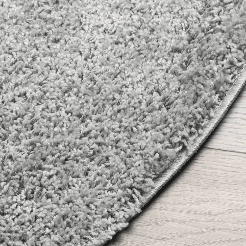 Alfombra Peluda De Pelo Largo Moderna Pamplona Beige Ø 200 Cm / Vetonek_3