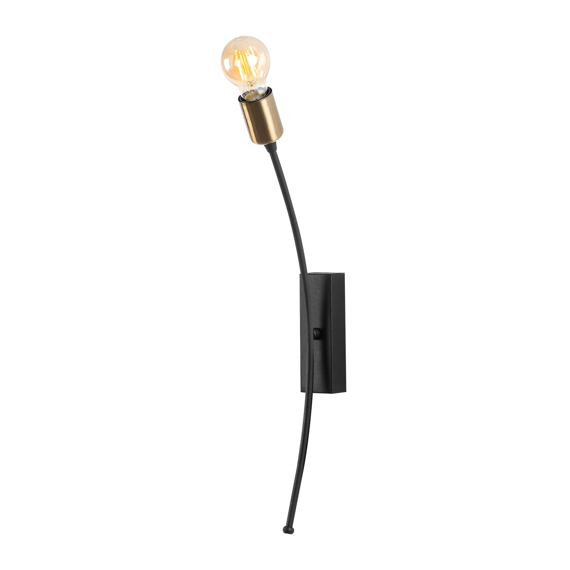 Aplique De Pared, Hierro , Negro vintage, 6x25x56, Casquillo E 27 Max 40 W_2