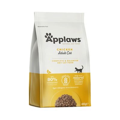 Applaws Cat Dry Adulto Grain Free Pollo 400g Pienso natural para gatitos grain free